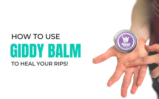 How to use Giddy Balm to heal gymnastics rips!