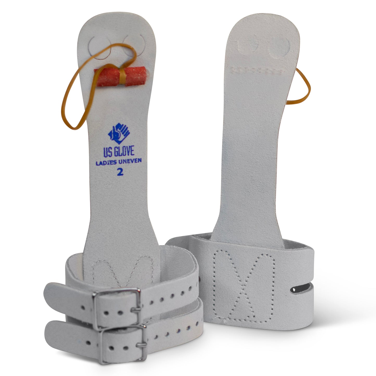 US GLOVE HOT SHOT DOUBLE BUCKLE - LEATHER CUFF GYMNASTICS GRIPS