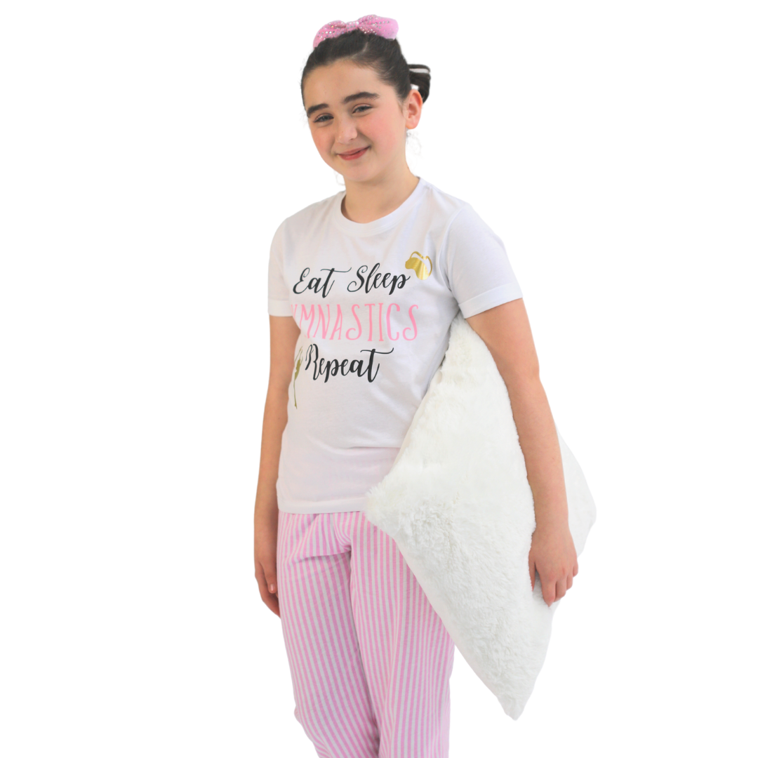 Eat Sleep Gymnastics Repeat Personalised Onesie – K n M's Embroidery Ltd