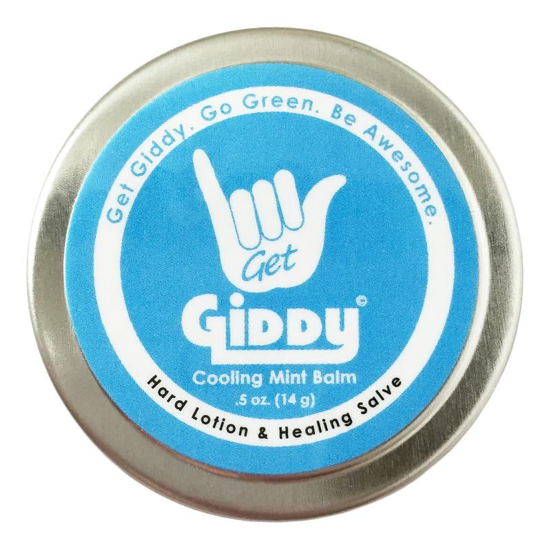 GIDDY Cooling Mint Hard Lotion, Balm & Salve
