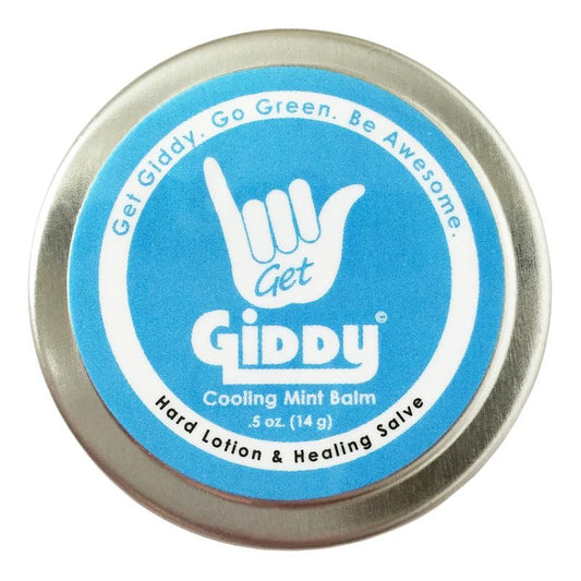 GIDDY Cooling Mint Hard Lotion, Balm & Salve