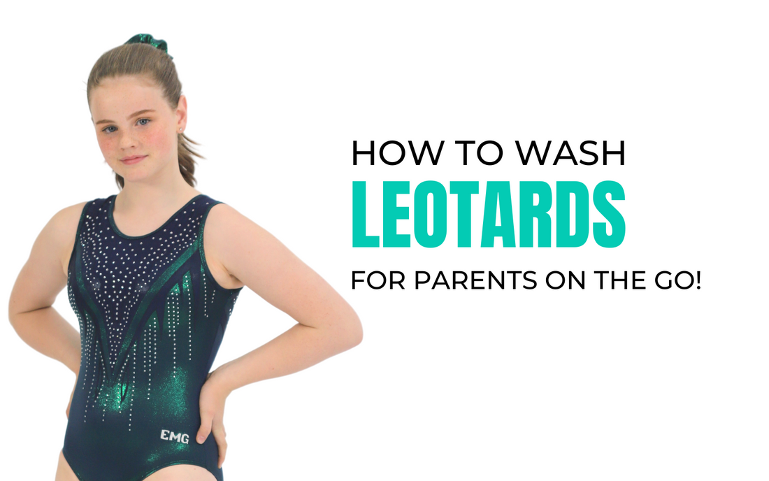 How to wash your EMG Leotards for Parents on the go!