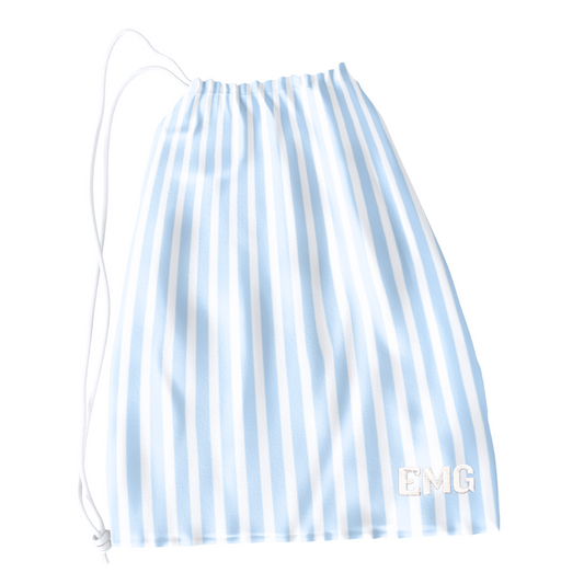 Candy Stripe Grip Bag - Bluebell