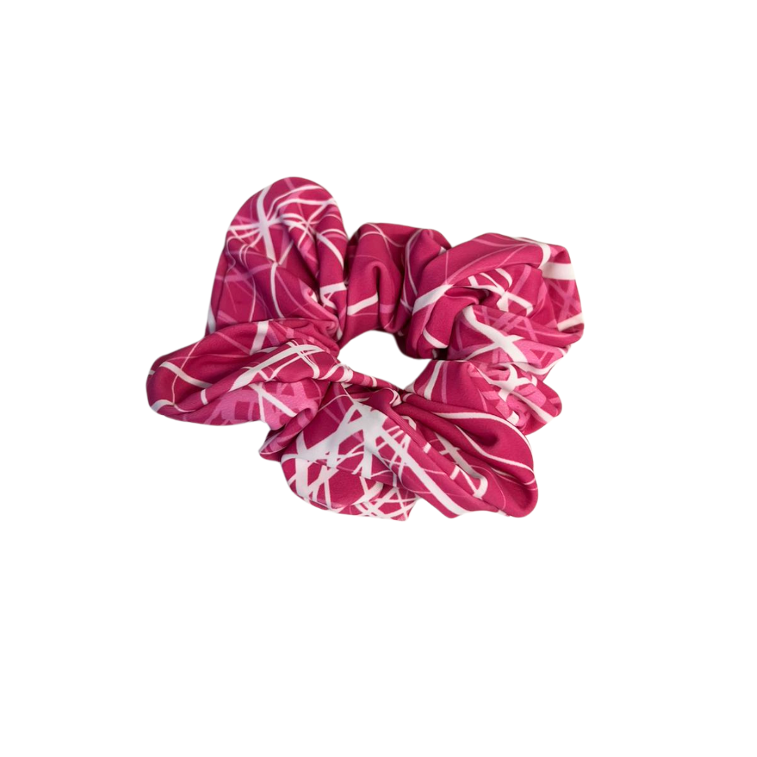 FRACTURED PINK SCRUNCHIE