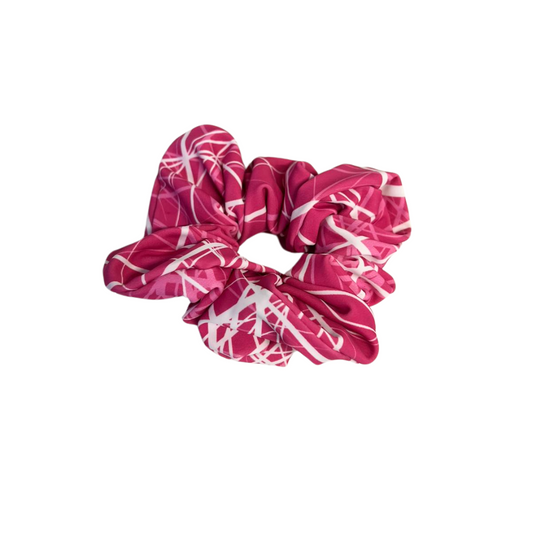 FRACTURED PINK SCRUNCHIE