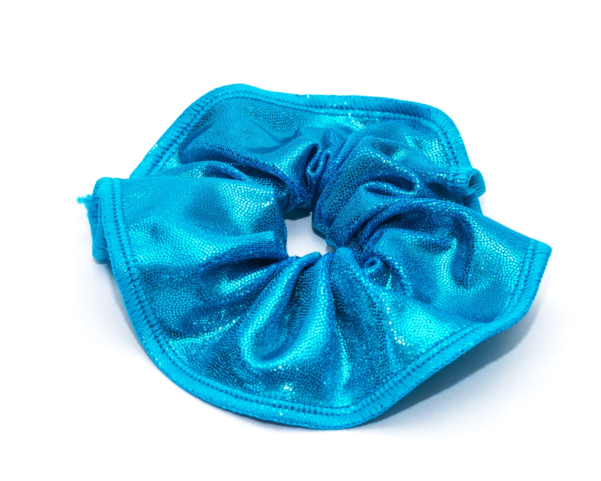 Sapphire Blue Girls Gymnastics Hair Scrunchie | Equip My Gym