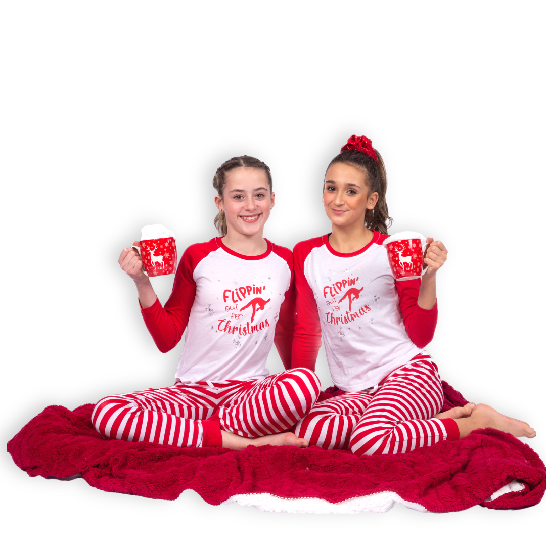 "Flippin' Out For Christmas" Girls Pyjama Set