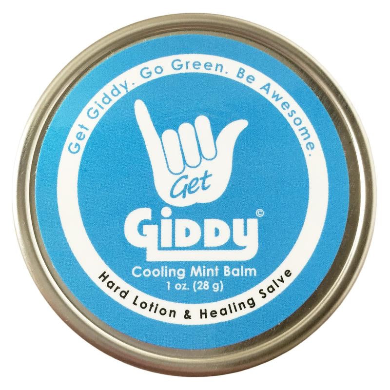 GIDDY Cooling Mint Hard Lotion, Balm & Salve