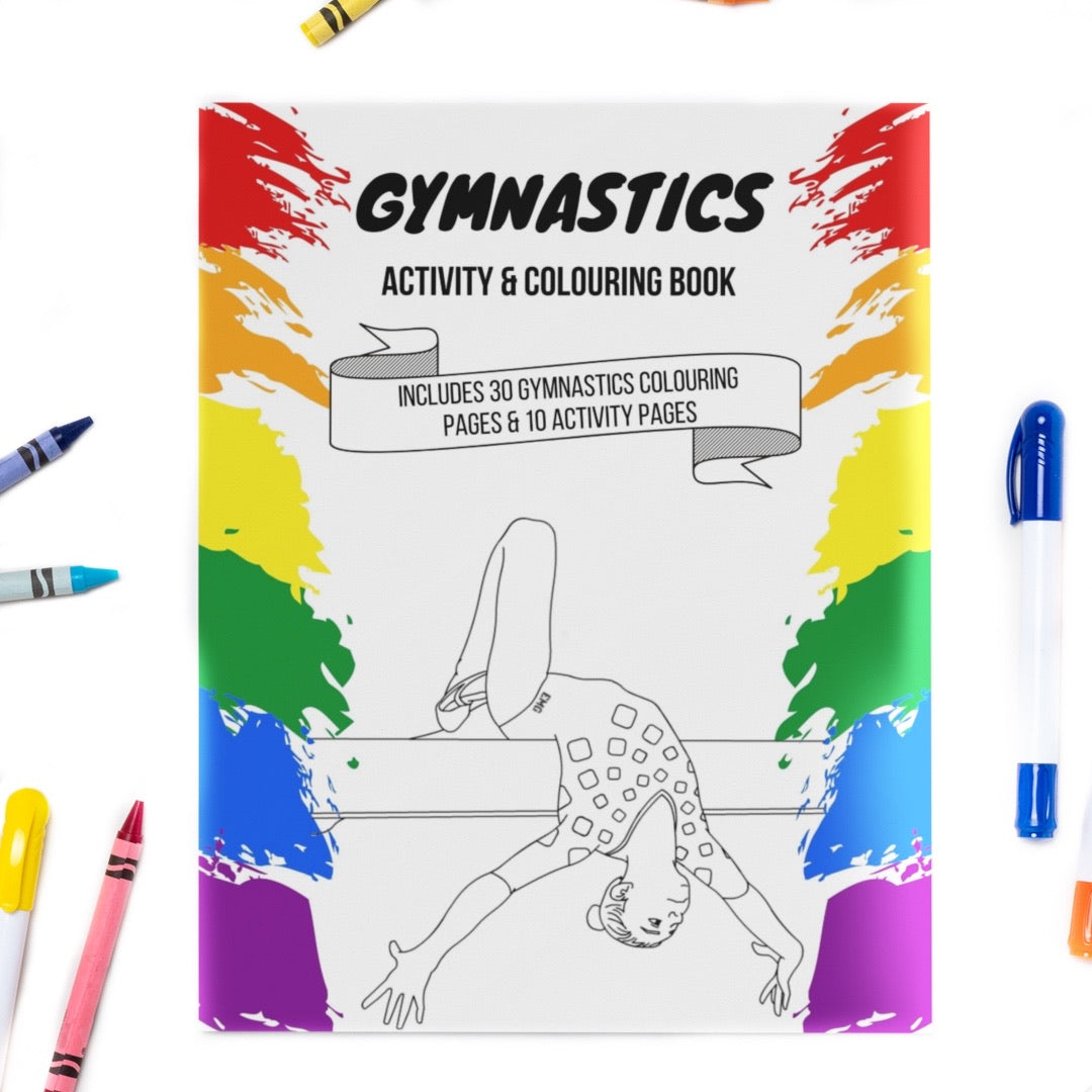 Gymnastics Activity & Colouring Book